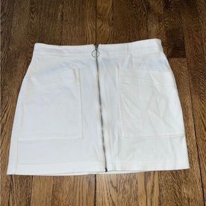 White Mini Skirt
